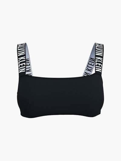 Calvin Klein Fürdőruha HU557881 | Calvin Klein Intense Power Bandeau Női Bikini Felső Fekete